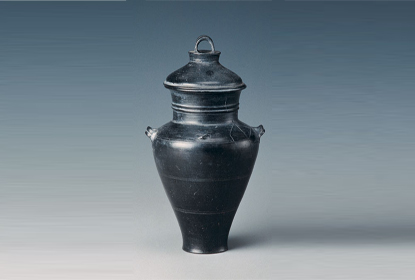 黑陶罐